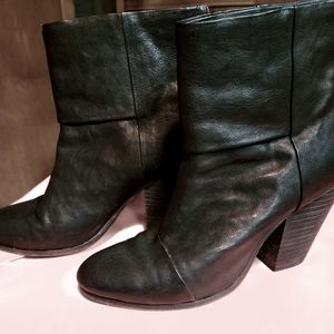 RAG & BONE black leather classic Newbury ankle boot 39/9